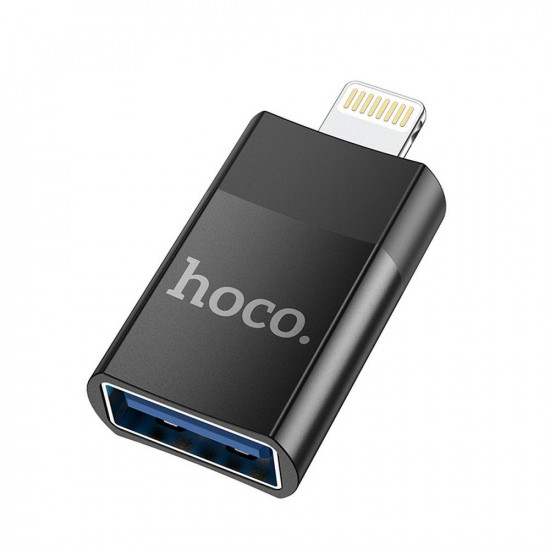 HOCO UA17 ADAPTER USB T0 LIGHTNING BLACK HOCO UA17 ADAPTER USB T0 LIGHTNING BLACK
