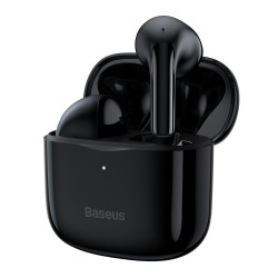 Baseus E3 wireless Bluetooth 5.0 TWS Earbuds earphones waterproof IP64 black (NGTW080001)