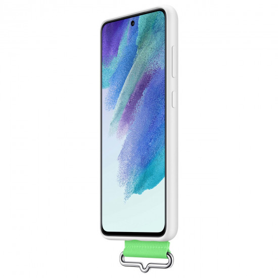 Samsung strap silicone cover case cover for samsung galaxy s21 fe white (ef-gg990twe) Samsung strap silicone cover case cover for samsung galaxy s21 fe white (ef-gg990twe)