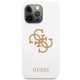Guess GUHCP13LLS4GGWH iPhone 13 Pro / 13 6.1 &quot;white / white hard case Silicone 4G Logo