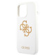 Guess GUHCP13LLS4GGWH iPhone 13 Pro / 13 6.1 &quot;white / white hard case Silicone 4G Logo