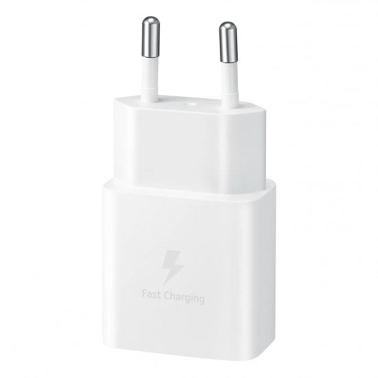 Samsung USB wall charger Type C 15W PD AFC + USB cable Type C white (EP-T1510XWEGEU) Samsung USB wall charger Type C 15W PD AFC + USB cable Type C white (EP-T1510XWEGEU)