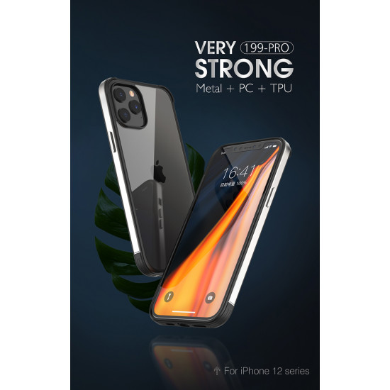 Bodycell Back Cover + Aluminium Bumper For IPHONE 11 Pro  Gold