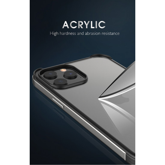Bodycell Back Cover + Aluminium Bumper For IPHONE 11 Pro  Red