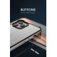 Bodycell Back Cover + Aluminium Bumper For IPHONE 12 Pro Max  Red