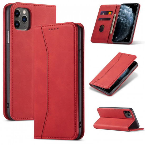 Bodycell Book Case Pu Leather Huawei Honor 50 Red Bodycell Book Case Pu Leather Huawei Honor 50 Red