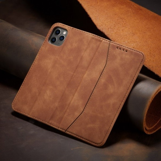 Bodycell Book Case Pu Leather iPhone 11 Pro Brown