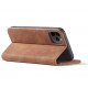 Bodycell Book Case Pu Leather iPhone 12 Pro Max Brown