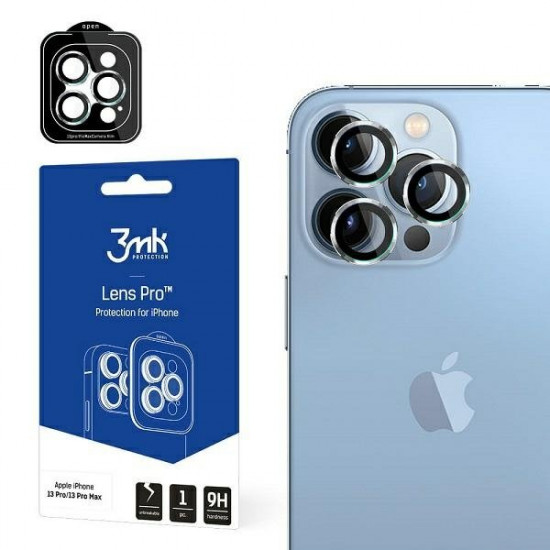 3MK Lens Protection Pro iPhone 13 Pro / 13 Pro Max Camera lens protection with mounting frame 1 pc.