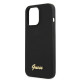 Guess GUHMP13LLSLMGBK iPhone 13 Pro / 13 6.1 &quot;black / black hardcase Silicone Script Gold Logo