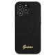 Guess GUHMP13XLSLMGBK iPhone 13 Pro Max 6.7 &quot;black / black hardcase Silicone Script Gold Logo