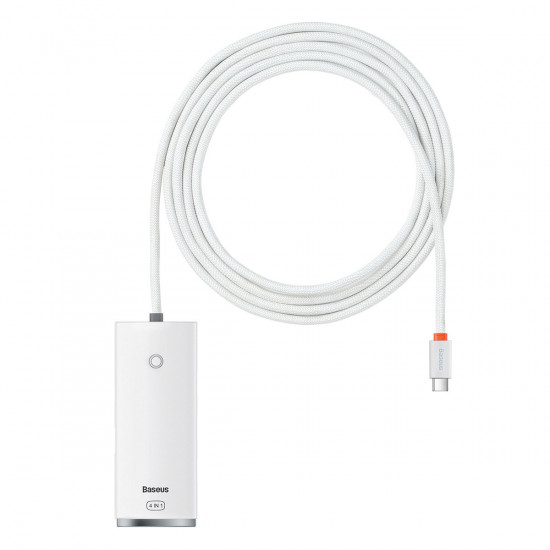 Baseus Lite Series 4-Port Type-C HUB Adapter (Type-C to USB 3.0*4 ) 2m White Baseus Lite Series 4-Port Type-C HUB Adapter (Type-C to USB 3.0*4 ) 2m White