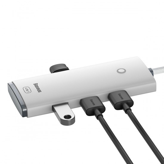 Baseus Lite Series 4-Port Type-C HUB Adapter (Type-C to USB 3.0*4 ) 2m White Baseus Lite Series 4-Port Type-C HUB Adapter (Type-C to USB 3.0*4 ) 2m White