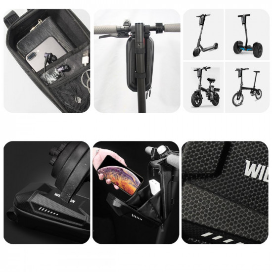 WILDMAN HARDPOUCH ELECTRIC SCOOTER ”L” BLACK