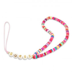 Guess pendant GUSTGMPP Phone Strap multicolored pink Heishi Beads