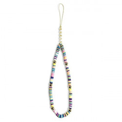 Guess pendant GUSTPEAM Phone Strap multicolored Heishi Beads
