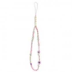Guess pendant GUSTSHPP Phone Strap pink Beads Shell