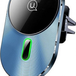 USAMS Wireless Charger Car Mount Magnetic Car Wireless Charging 15W Air Vent grey CD170DZ01 (US-CD170)
