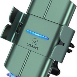 USAMS Wireless Charger Car Mount US-CD133 10W Automatic Air Vent green Starod CD133ZJ02