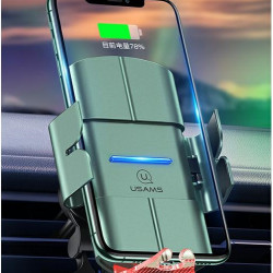 USAMS Wireless Charger Car Mount US-CD133 10W Automatic Air Vent green Starod CD133ZJ02 USAMS Wireless Charger Car Mount US-CD133 10W Automatic Air Vent green Starod CD133ZJ02