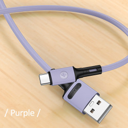 USAMS Cable U52 USB-C 2A Fast Charge 1m purple SJ436USB04 (US-SJ436) USAMS Cable U52 USB-C 2A Fast Charge 1m purple SJ436USB04 (US-SJ436)