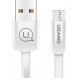 USAMS Flat Cable U2 microUSB 1,2m white SJ201MIC02 (US-SJ201)