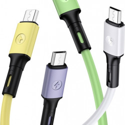 USAMS Cable U52 microUSB 2A Fast Charge 1m purple SJ435USB04 (US-SJ435)