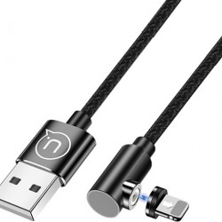 USAMS Magnetic Angle Cable U54 1m Lightning black SJ444USB01 (US-SJ444)