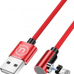 USAMS Magnetic Angle Cable U54 1m Lightning red SJ444USB02 (US-SJ444)