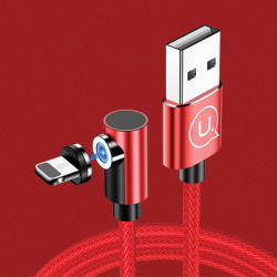 USAMS Magnetic Angle Cable U54 1m Lightning red SJ444USB02 (US-SJ444)