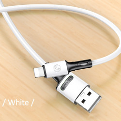 USAMS Cable U52 Lightning 2A Fast Charge 1m white SJ434USB01 (US-SJ434)
