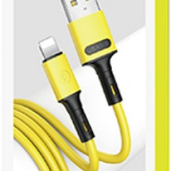 USAMS Cable U52 Lightning 2A Fast Charge 1m yellow SJ434USB03 (US-SJ434)