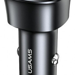 USAMS Car Charger 1xUSB+1xUSB-C C26 95W Fast Charge black CC146TC01 (US-CC146)