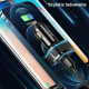 USAMS Car Charger 2xUSB+1xUSB-C C24 80W Fast Charge black CC126TC01 (US-CC126)