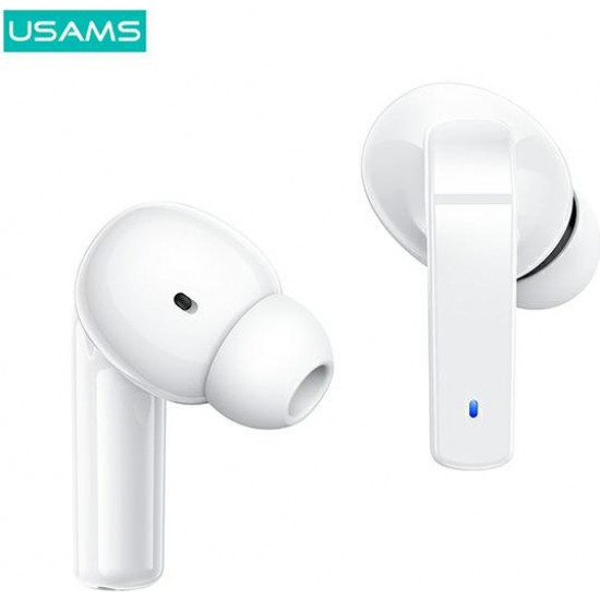 USAMS Earphones Bluetooth 5.0 TWS LY series ANC white BHULY06