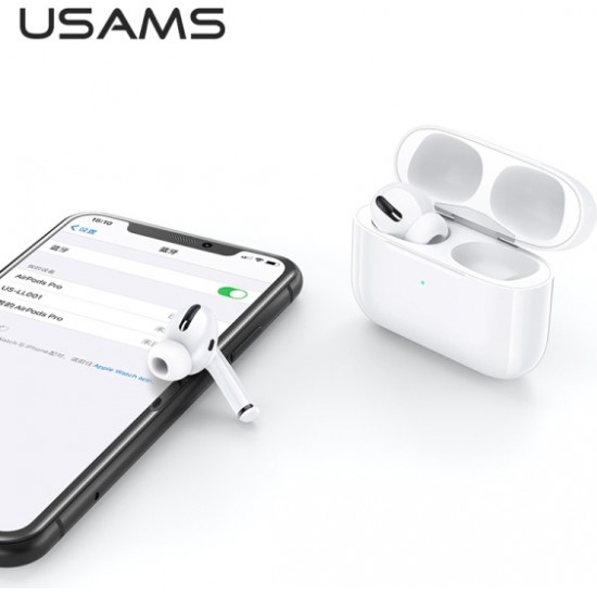 USAMS Earphones Bluetooth 5.0 TWS Emall Series white BHUYM01 (US-YM001)