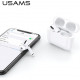 USAMS Earphones Bluetooth 5.0 TWS Emall Series white BHUYM01 (US-YM001)