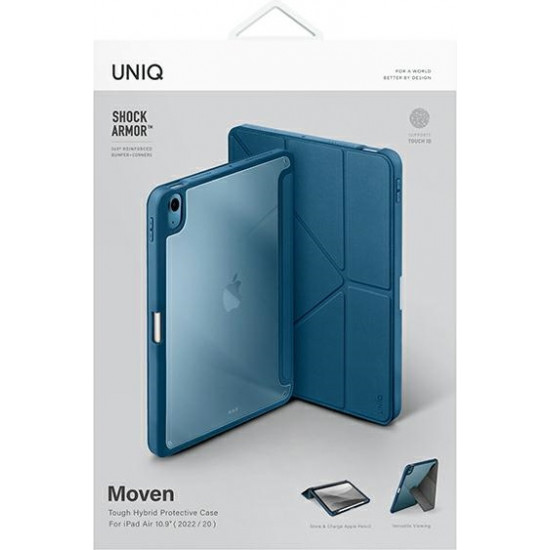 UNIQ Moven Apple iPad Air 10.9 2020/2022 (4, 5 gen) Antimicrobial carpi blue