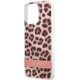 Guess GUHCP13XHSLEOP Apple iPhone 13 Pro Max pink hardcase Leopard