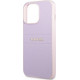 Guess GUHCP13LPSASBPU Apple iPhone 13 Pro purple Saffiano Hot Stamp & Metal Logo