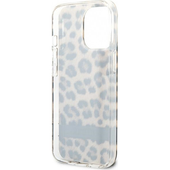 Guess GUHCP13LHSLEOW Apple iPhone 13 Pro brown hardcase Leopard