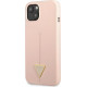 Guess GUHCP13MSLTGP Apple iPhone 13 pink hardcase Silicone Triangle