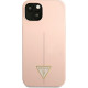 Guess GUHCP13MSLTGP Apple iPhone 13 pink hardcase Silicone Triangle