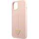 Guess GUHCP13MSLTGP Apple iPhone 13 pink hardcase Silicone Triangle