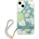 Guess GUHCP13MHFLSN Apple iPhone 13 green hardcase Flower Strap