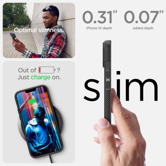 SPIGEN LIQUID AIR IPHONE 14 MATTE BLACK SPIGEN LIQUID AIR IPHONE 14 MATTE BLACK