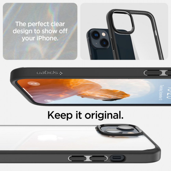 SPIGEN ULTRA HYBRID IPHONE 14 PLUS MATTE BLACK SPIGEN ULTRA HYBRID IPHONE 14 PLUS MATTE BLACK