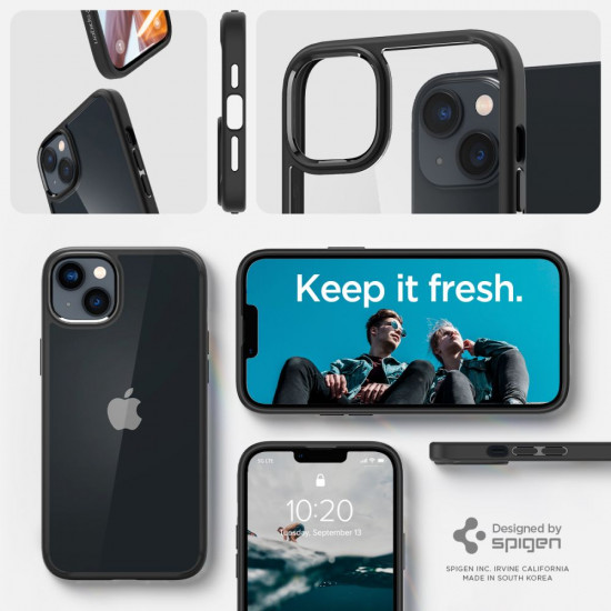 SPIGEN ULTRA HYBRID IPHONE 14 PLUS MATTE BLACK SPIGEN ULTRA HYBRID IPHONE 14 PLUS MATTE BLACK