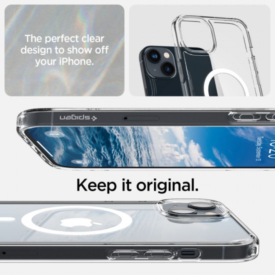 SPIGEN ULTRA HYBRID MAG MAGSAFE IPHONE 14 WHITE SPIGEN ULTRA HYBRID MAG MAGSAFE IPHONE 14 WHITE