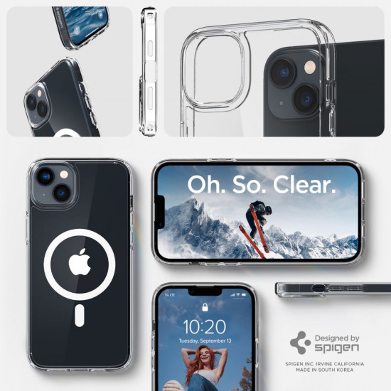 SPIGEN ULTRA HYBRID MAG MAGSAFE IPHONE 14 WHITE SPIGEN ULTRA HYBRID MAG MAGSAFE IPHONE 14 WHITE